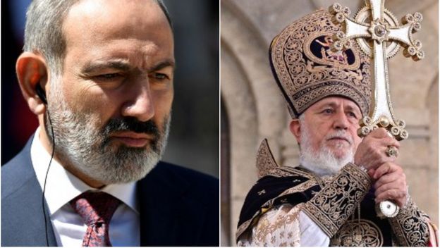 Nikol Pašinjan, Karekin II.