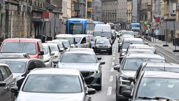 Prometna gužva u Zagrebu