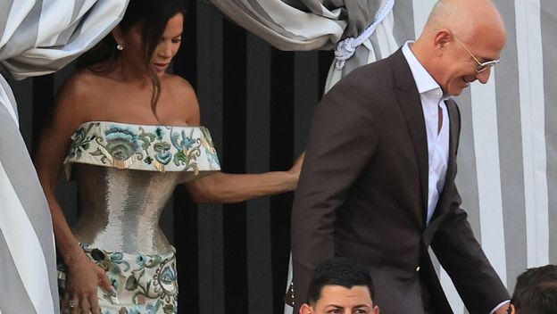 Jeff Bezos i Lauren Sanchez