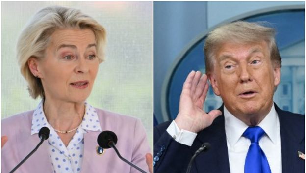 Ursula von der Leyen, Donald Trump