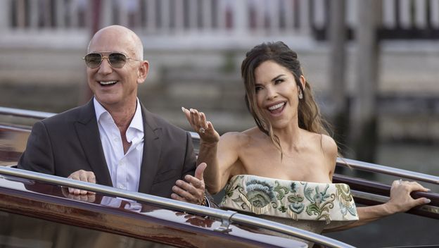 Lauren Sanchez i Jeff Bezos