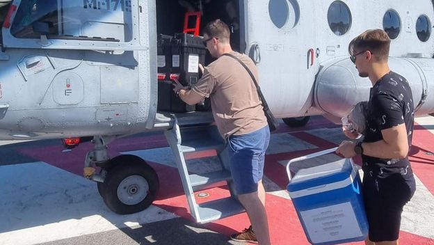 Helikopterom HRZ-a transportirano srce iz Splita u Zagreb - 6
