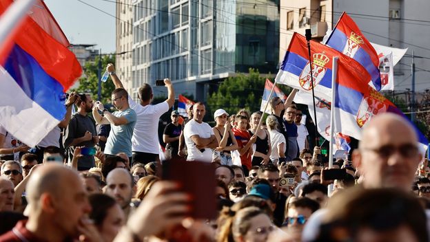 Prosvjed na Slaviji u Beogradu - 2