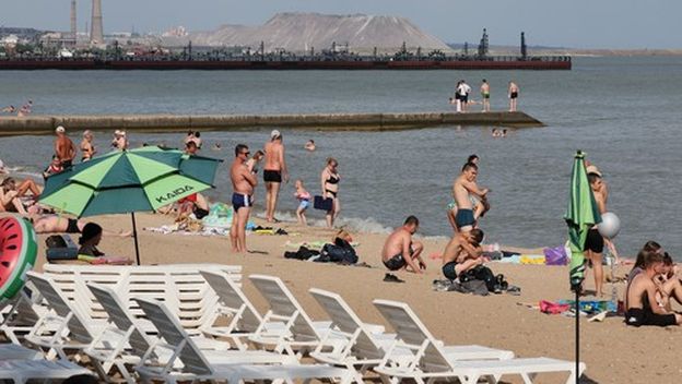 Plaža, Mariupolj