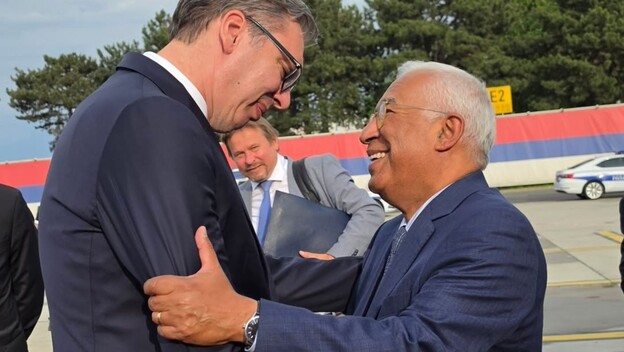 Aleksandar Vučić i Antonio Costa