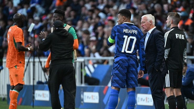 Kylian Mbappe i Didier Deschamps