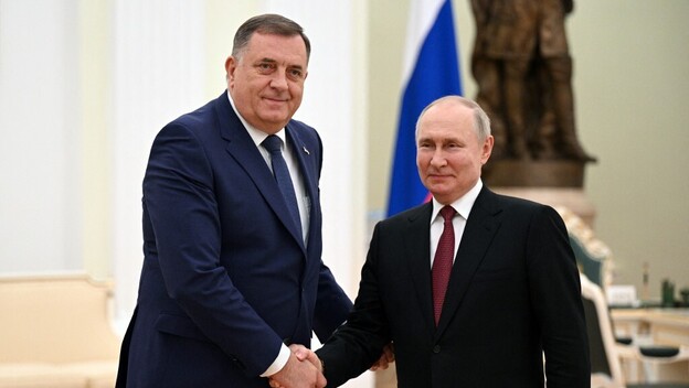 Milorad Dodik i Vladimir Putin