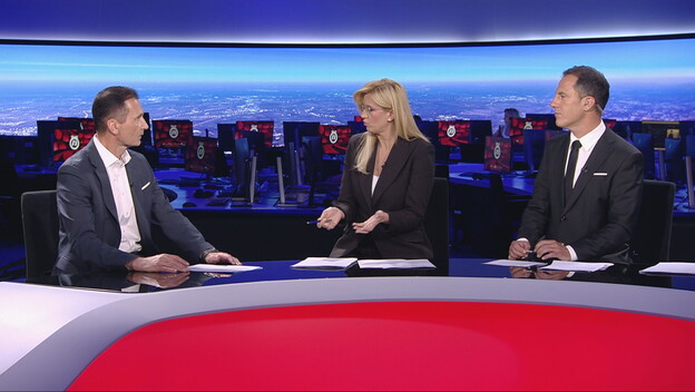 Dragan Primorac i voditelji Dnevnika Nove TV