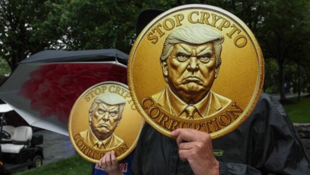 Prosvjed protiv kripto poslovanja Donalda Trumpa - 2