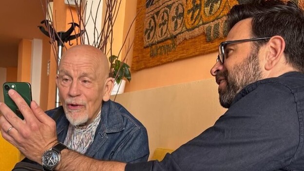 Janko Popović Volarić i John Malkovich
