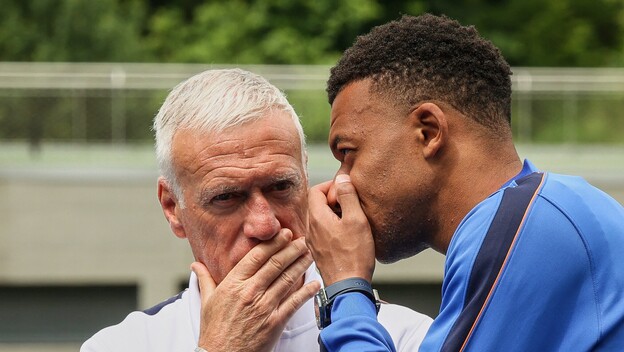 Didier Deschamps i Kylian Mbappe