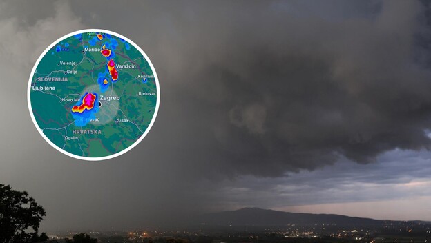 Nevrijeme ide na Zagreb