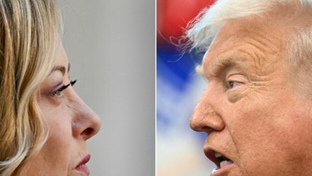 Giorgia Meloni i Donald Trump
