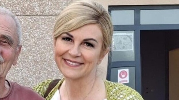 Kolinda Grabar-Kitarović s ocem - 1