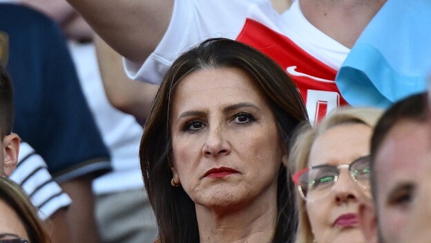 Davorka Dalić na tribinama