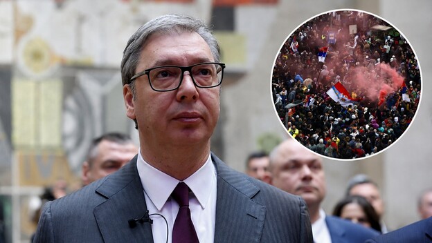Aleksandar Vučić, studentski prosvjed