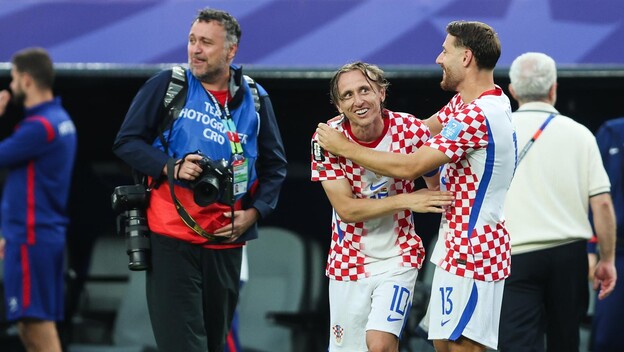 Luka Modrić i Nikola Vlašić