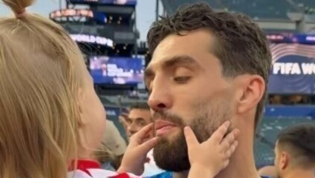 Mateo Kovačić i kćer