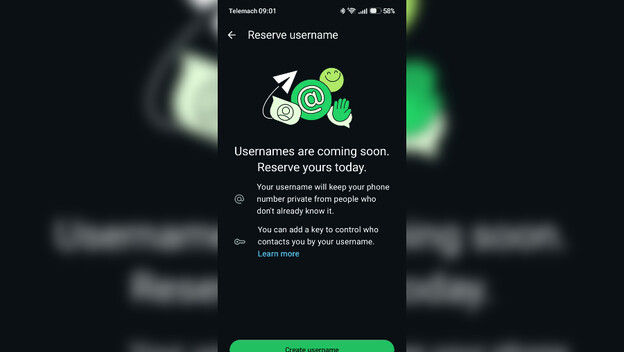 WhatsApp uvodi korisnička imena