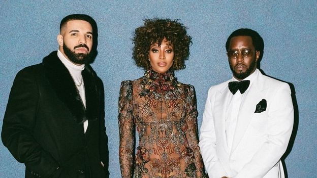 Naomi Campbell, Drake i P. Diddy (Foto: Profimedia)