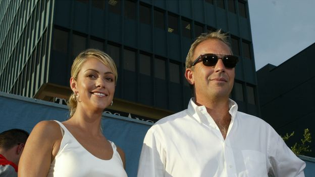 Kevin Costner i Christine Baumgartner (Foto: AFP)