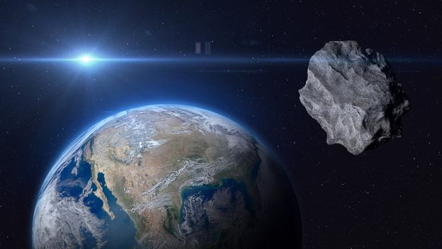 Asteroid, ilustracija