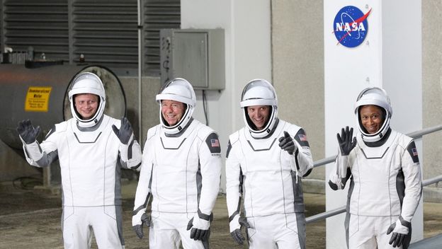 Astronauti i kozmonaut prije odlaska na ISS