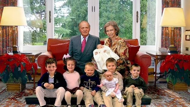 Božićna čestitka španjolske kraljevske obitelji 2005.