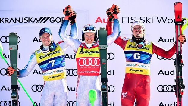 Henrik Kristoffersen slavio u Kranjskoj Gori