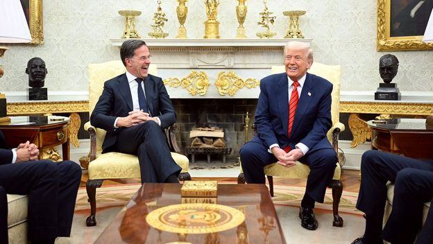 Mark Rutte, Donald Trump