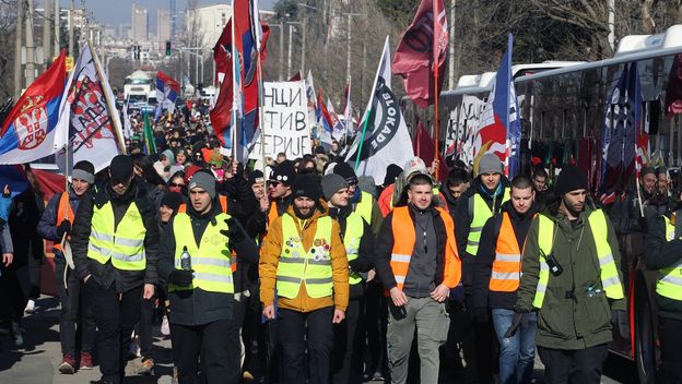 Prosvjed studenata u Beogradu