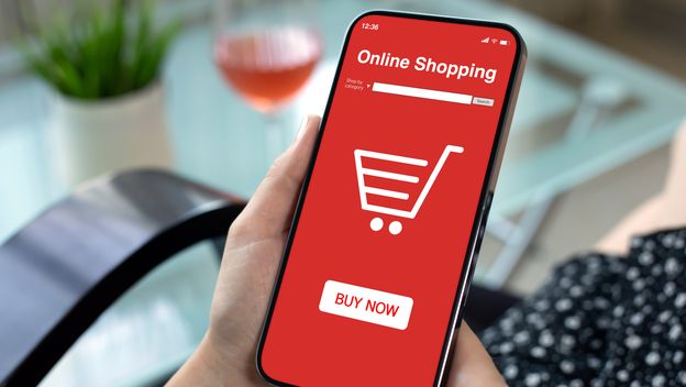 Kupovina na internetu, ilustracija