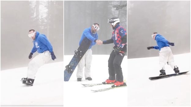 Tomislav Tomašević objavio video u kojem snowboarda