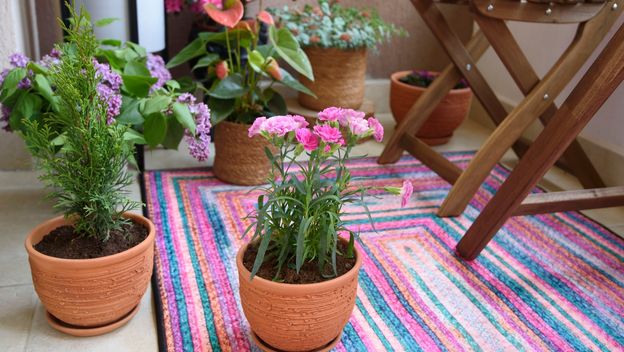 Tepih može podići izgled balkona