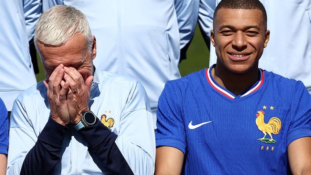 Didier Deschamps i Kylian Mbappe