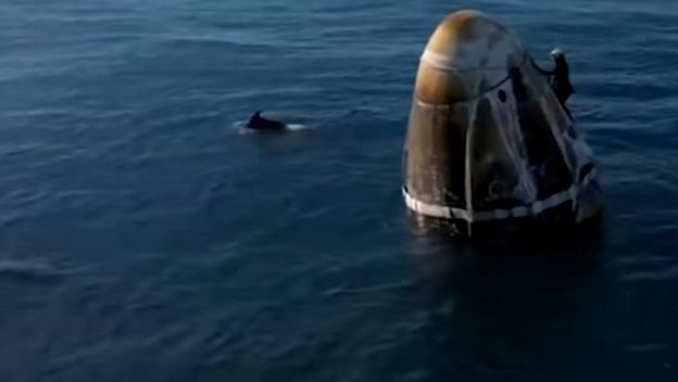 Dupini dočekali astronaute