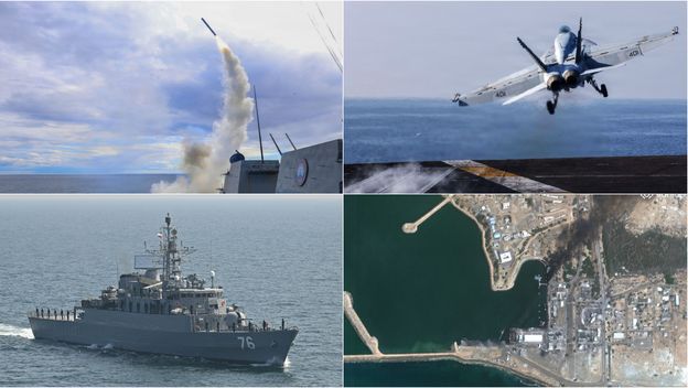 Američki Tomahawk, nosač aviona, iranska korveta i požar u luci