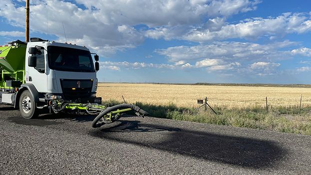 Kamion za krpanje rupa na cesti P5, tvrtke Cimline - 3