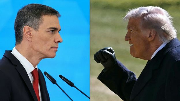 Pedro Sanchez i Donald Trump