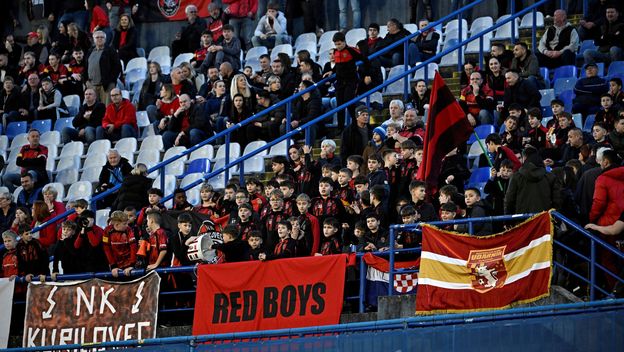 Navijači Kurilovca na jugu Maksimira