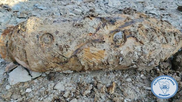 Zrakoplovna bomba u Pazinu datira iz Drugog svjetskog rata