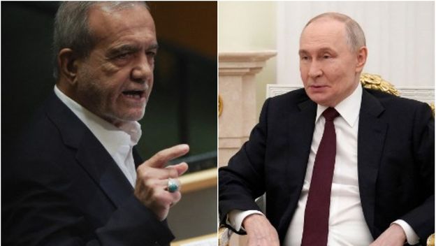 Masoud Pezeškijan, Vladimir Putin