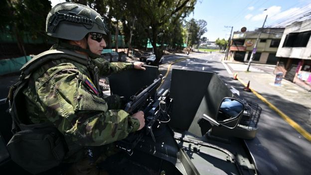 Ekvadorski vojnik, ilustracija