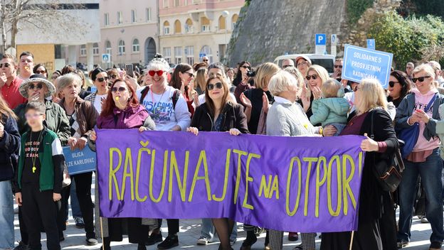 Marš u Splitu u povodu Međunarodnog dana žena - 13
