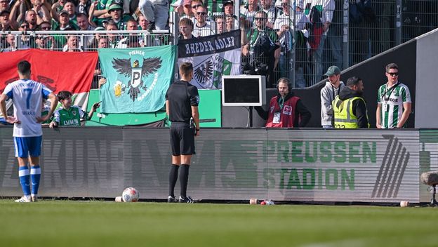 Situacija s utakmice Preußen Münster - Hertha BSC