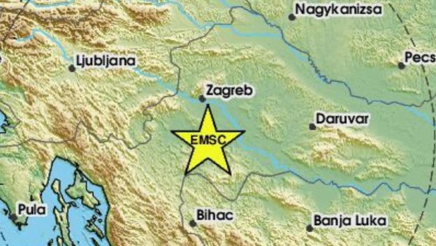 Potres pogodio Petrinju i okolna mjesta