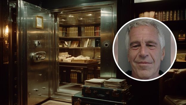 Sef u stanu ilustracija i Jeffrey Epstein
