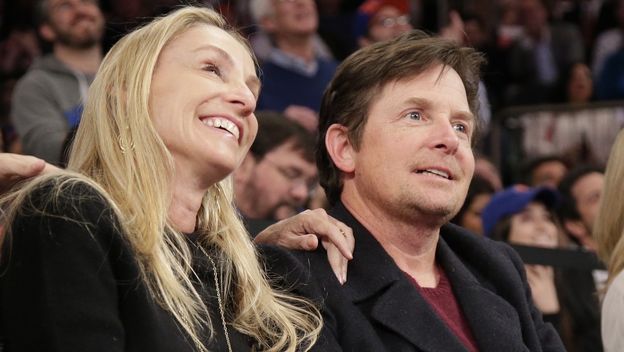 Michael J. Fox i Tracy Pollan - 3