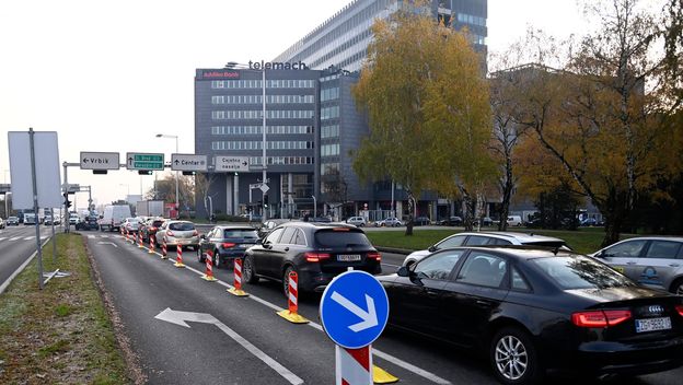 Prometna gužva u Zagrebu