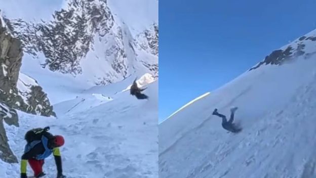 Planinar pao s planine u Poljskoj